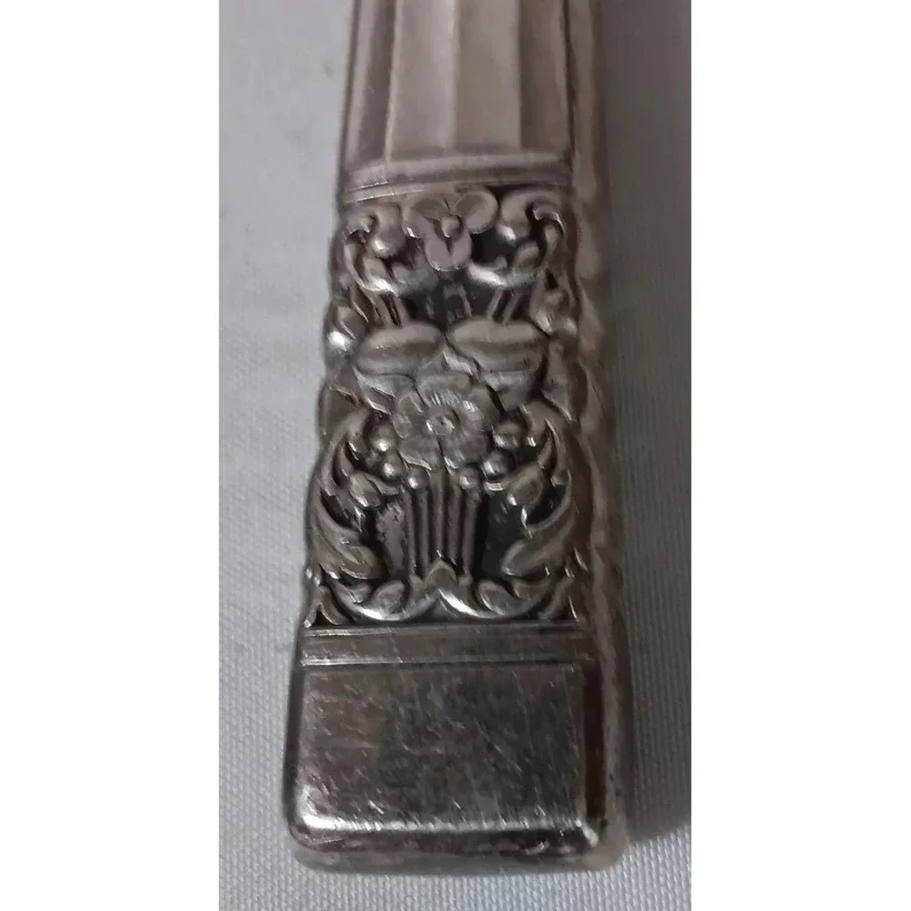 Vintage Oneida Community Dinner Knives 4 Coronation‎ Silver Plate READ